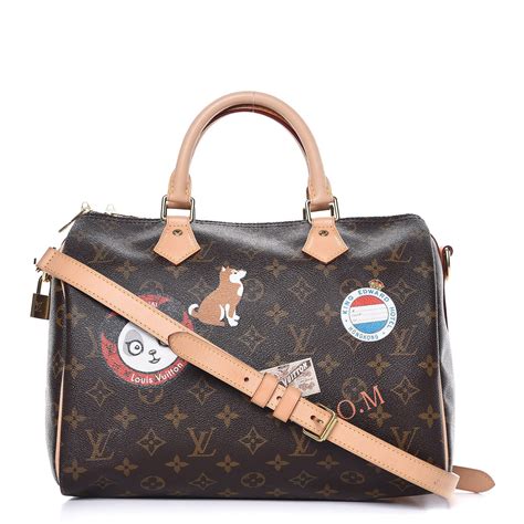 LOUIS VUITTON Monogram My World Tour Speedy Bandouliere 